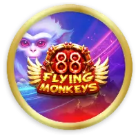 Flying Monkeys! 88 pay-lines, 2 jackpots, Too much monkey business!