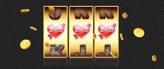 Monthly bonus specials. Feature game: Cupid's Jackpot